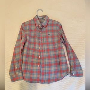 Vineyard Vines boys flannel shirt size 5